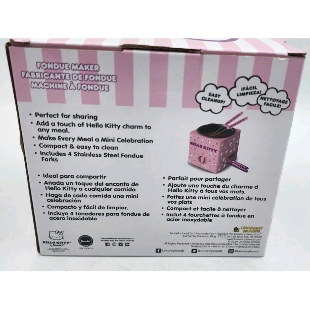Hello Kitty Pink Fondue Set - Picture 3 of 3